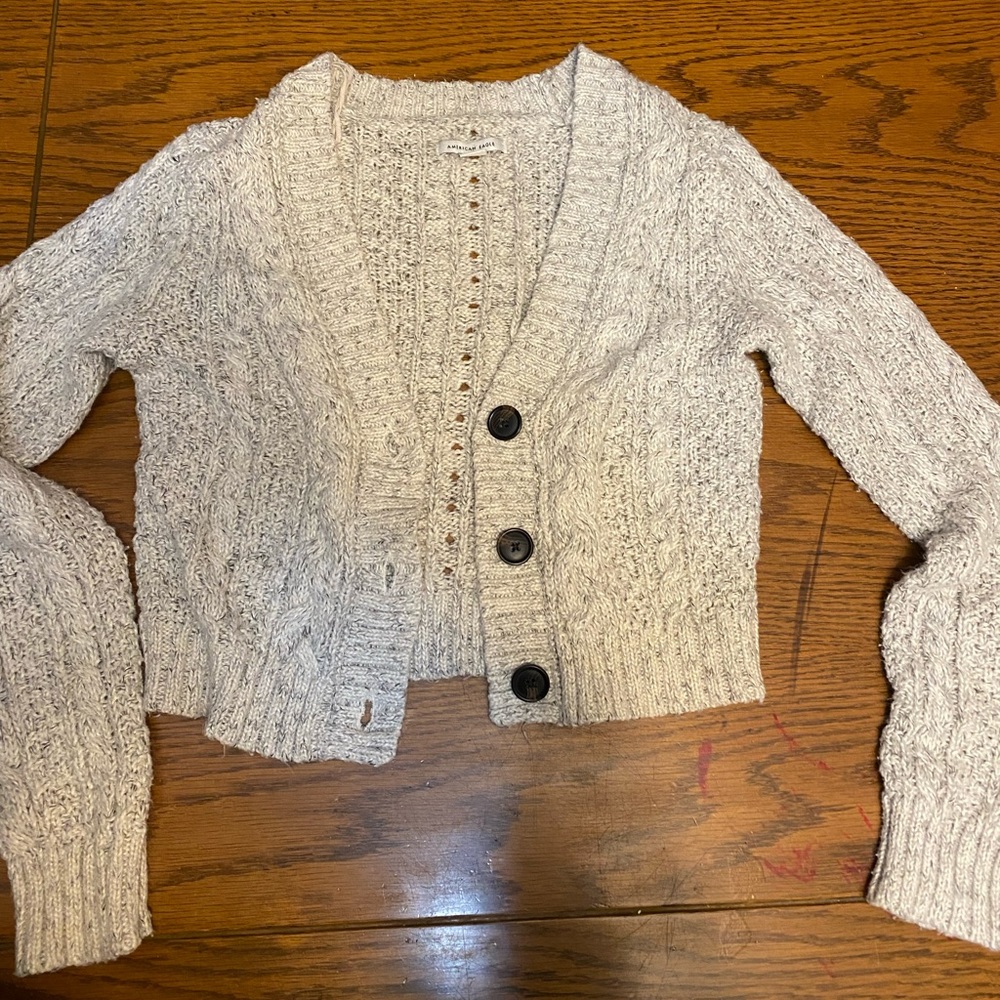 American Eagle cropped cardigan